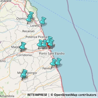 Mappa Via Mar Rosso, 63821 Porto Sant'Elpidio FM, Italia (16.10615)