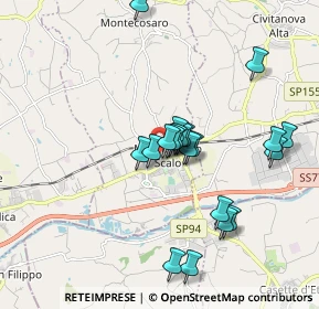 Mappa Via XVI Marzo, 62010 Montecosaro MC, Italia (1.6825)