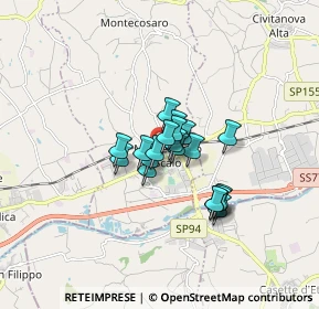 Mappa Via XVI Marzo, 62010 Montecosaro MC, Italia (1.033)