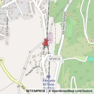 Mappa Viale stazione, 06023 Fossato di Vico, Perugia (Umbria)