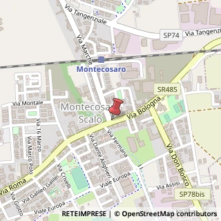 Mappa Via Bologna, 3, 62010 Montecosaro, Macerata (Marche)