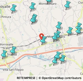 Mappa Via d'Antona, 62010 Montecosaro MC, Italia (2.761)