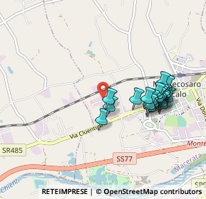 Mappa Via d'Antona, 62010 Montecosaro MC, Italia (0.9265)