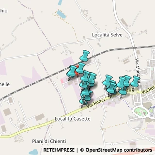 Mappa Via d'Antona, 62010 Montecosaro MC, Italia (0.37692)