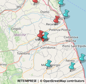 Mappa Contrada Vallebona, 62100 Macerata MC, Italia (28.61867)