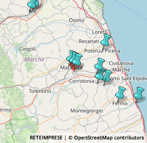 Mappa Contrada Vallebona, 62100 Macerata MC, Italia (16.02)