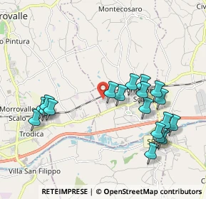 Mappa Via Massimo D'Antona, 62010 Montecosaro MC, Italia (2.14421)