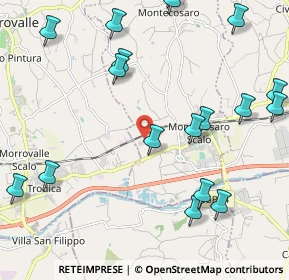 Mappa Via Massimo D'Antona, 62010 Montecosaro MC, Italia (2.9025)