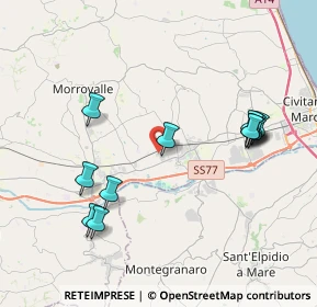 Mappa Via Massimo D'Antona, 62010 Montecosaro MC, Italia (4.25)
