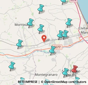 Mappa Via Massimo D'Antona, 62010 Montecosaro MC, Italia (6.26353)