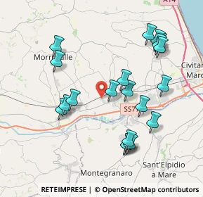 Mappa Via Massimo D'Antona, 62010 Montecosaro MC, Italia (4.1415)