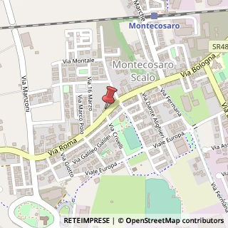 Mappa Via Roma, 74, 62010 Montecosaro, Macerata (Marche)