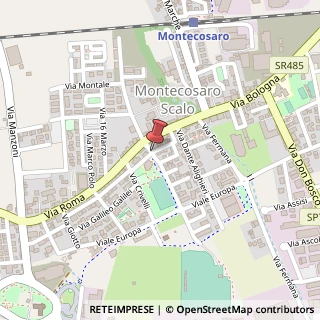 Mappa Piazza gramsci 62, 62012 Montecosaro, Macerata (Marche)