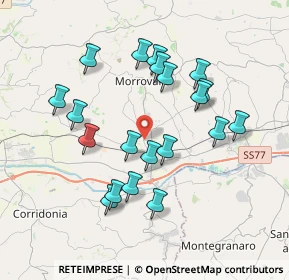 Mappa Via San Gabriele, 62010 Morrovalle MC, Italia (3.646)