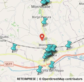 Mappa Via San Gabriele, 62010 Morrovalle MC, Italia (2.3045)