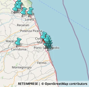 Mappa Via Mar Ionio, 63821 Porto Sant'Elpidio FM, Italia (16.32077)