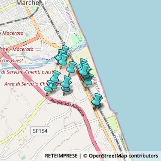Mappa Via Mar Ionio, 63821 Porto Sant'Elpidio FM, Italia (0.561)