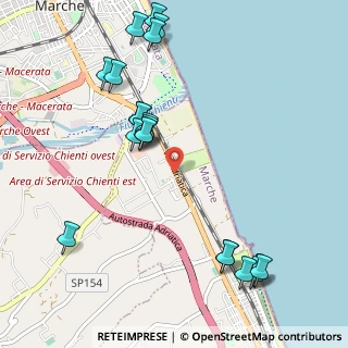 Mappa Via Mar Ionio, 63821 Porto Sant'Elpidio FM, Italia (1.261)