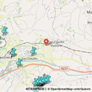 Mappa Via S. Claudio, 62014 Corridonia MC, Italia (3.9065)