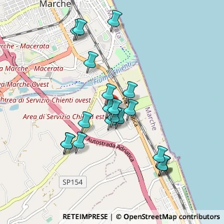 Mappa Via Mare del Nord, 63821 Porto Sant'Elpidio FM, Italia (0.926)
