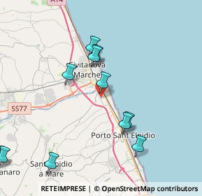 Mappa Via Mare del Nord, 63821 Porto Sant'Elpidio FM, Italia (4.64364)
