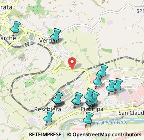 Mappa Borgo, 62100 Piediripa MC, Italia (1.2)