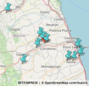 Mappa Borgo, 62100 Piediripa MC, Italia (17.23818)