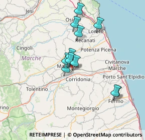 Mappa Borgo, 62100 Piediripa MC, Italia (12.00455)