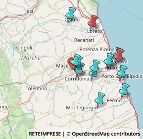 Mappa Borgo, 62100 Macerata MC, Italia (14.13133)