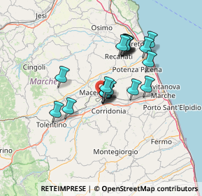 Mappa Borgo, 62100 Piediripa MC, Italia (11.055)