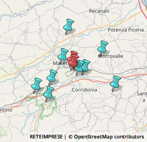 Mappa Borgo, 62100 Piediripa MC, Italia (5.29273)