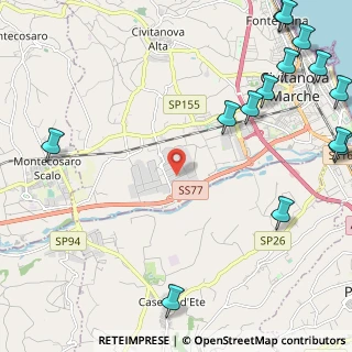 Mappa Via Senatore Umberto Terracini, 62012 Civitanova Marche MC, Italia (3.53786)