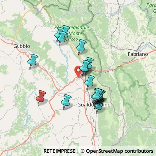 Mappa Via della Funte, 06022 Fossato di Vico PG, Italia (6.9085)