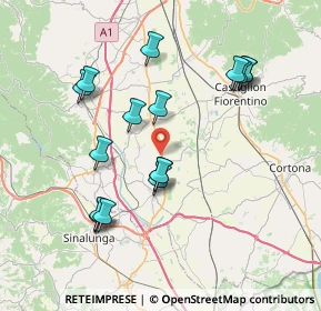 Mappa Via degli Olmi, 52045 Foiano della Chiana AR, Italia (7.7175)