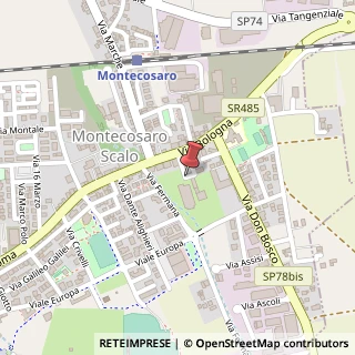 Mappa Via Custoza, 47, 62010 Montegranaro, Fermo (Marche)