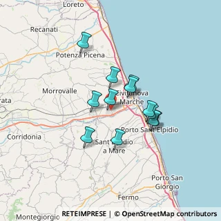 Mappa 62012 Zona Industriale MC, Italia (5.44917)