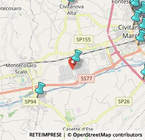 Mappa 62012 Zona Industriale MC, Italia (3.77727)