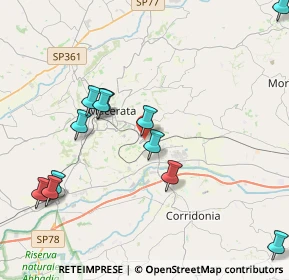 Mappa Via Donato Bramante, 62100 Macerata MC, Italia (5.02)