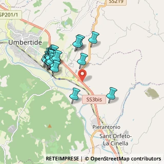 Mappa SS 3 bis, 06019 Umbertide PG, Italia (1.9)