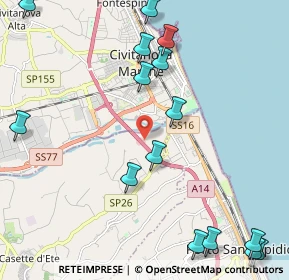 Mappa 00 Nord km 263, 63811 Sant'Elpidio a Mare FM (2.89467)