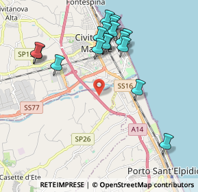 Mappa 00 Nord km 263, 63811 Sant'Elpidio a Mare FM (2.18471)