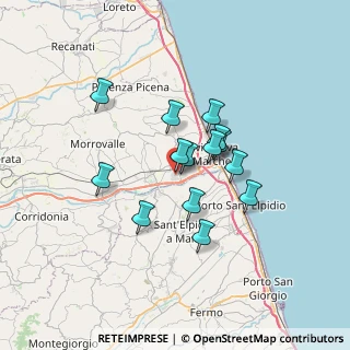 Mappa Via Gianni Agnelli, 62012 Zona Industriale MC, Italia (5.36643)