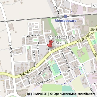 Mappa Via Giuseppe Verdi, 1/A, 62010 Montecosaro, Macerata (Marche)
