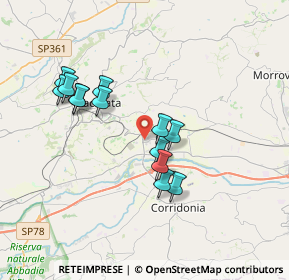 Mappa P.le Mercurio snc, 62100 Piediripa MC, Italia (3.33846)