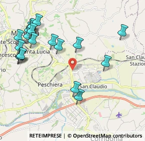 Mappa Via Primo e Giovanni Moretti, 62100 Piediripa MC, Italia (2.5895)