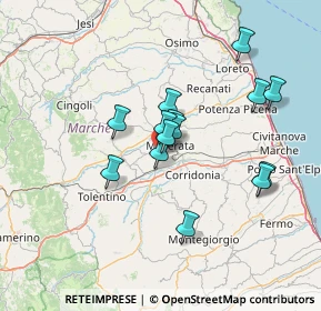 Mappa Via Salvatore Quasimodo, 62100 Macerata MC, Italia (11.98)
