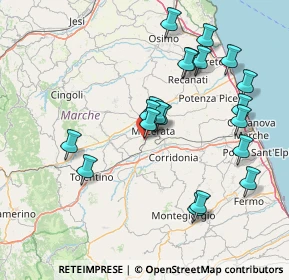 Mappa Via Salvatore Quasimodo, 62100 Macerata MC, Italia (15.9335)