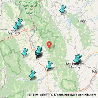 Mappa Via la Rota, 62024 Matelica MC, Italia (9.501)