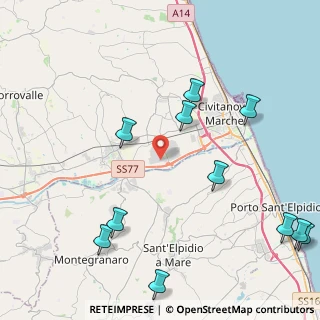 Mappa Via Giovanni Battista Pirelli, 62012 Zona Industriale MC, Italia (5.62273)