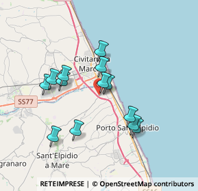 Mappa 63821 Sant'Elpidio a Mare FM, Italia (3.22692)